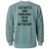 Unisex Midweight Pigment-Dyed Crewneck Sweatshirt Thumbnail