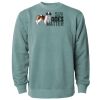 Unisex Midweight Pigment-Dyed Crewneck Sweatshirt Thumbnail