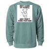 Unisex Midweight Pigment-Dyed Crewneck Sweatshirt Thumbnail