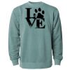 Unisex Midweight Pigment-Dyed Crewneck Sweatshirt Thumbnail