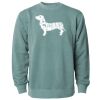 Unisex Midweight Pigment-Dyed Crewneck Sweatshirt Thumbnail