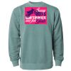 Unisex Midweight Pigment-Dyed Crewneck Sweatshirt Thumbnail