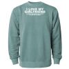 Unisex Midweight Pigment-Dyed Crewneck Sweatshirt Thumbnail