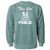 Unisex Midweight Pigment-Dyed Crewneck Sweatshirt Thumbnail