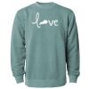 Unisex Midweight Pigment-Dyed Crewneck Sweatshirt Thumbnail