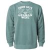 Unisex Midweight Pigment-Dyed Crewneck Sweatshirt Thumbnail