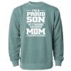 Unisex Midweight Pigment-Dyed Crewneck Sweatshirt Thumbnail