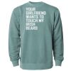 Unisex Midweight Pigment-Dyed Crewneck Sweatshirt Thumbnail