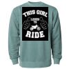 Unisex Midweight Pigment-Dyed Crewneck Sweatshirt Thumbnail