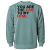 Unisex Midweight Pigment-Dyed Crewneck Sweatshirt Thumbnail