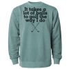 Unisex Midweight Pigment-Dyed Crewneck Sweatshirt Thumbnail