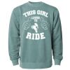 Unisex Midweight Pigment-Dyed Crewneck Sweatshirt Thumbnail