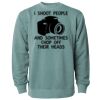 Unisex Midweight Pigment-Dyed Crewneck Sweatshirt Thumbnail