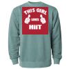 Unisex Midweight Pigment-Dyed Crewneck Sweatshirt Thumbnail