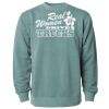 Unisex Midweight Pigment-Dyed Crewneck Sweatshirt Thumbnail