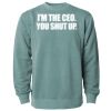 Unisex Midweight Pigment-Dyed Crewneck Sweatshirt Thumbnail