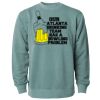 Unisex Midweight Pigment-Dyed Crewneck Sweatshirt Thumbnail