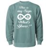 Unisex Midweight Pigment-Dyed Crewneck Sweatshirt Thumbnail