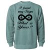 Unisex Midweight Pigment-Dyed Crewneck Sweatshirt Thumbnail