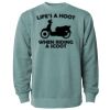 Unisex Midweight Pigment-Dyed Crewneck Sweatshirt Thumbnail