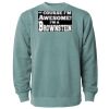 Unisex Midweight Pigment-Dyed Crewneck Sweatshirt Thumbnail