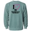 Unisex Midweight Pigment-Dyed Crewneck Sweatshirt Thumbnail