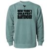 Unisex Midweight Pigment-Dyed Crewneck Sweatshirt Thumbnail