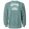 Unisex Midweight Pigment-Dyed Crewneck Sweatshirt Thumbnail