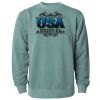 Unisex Midweight Pigment-Dyed Crewneck Sweatshirt Thumbnail