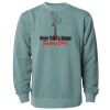 Unisex Midweight Pigment-Dyed Crewneck Sweatshirt Thumbnail