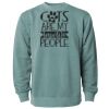 Unisex Midweight Pigment-Dyed Crewneck Sweatshirt Thumbnail