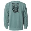 Unisex Midweight Pigment-Dyed Crewneck Sweatshirt Thumbnail