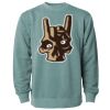 Unisex Midweight Pigment-Dyed Crewneck Sweatshirt Thumbnail