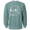 Unisex Midweight Pigment-Dyed Crewneck Sweatshirt Thumbnail