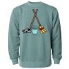 Unisex Midweight Pigment-Dyed Crewneck Sweatshirt Thumbnail