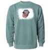 Unisex Midweight Pigment-Dyed Crewneck Sweatshirt Thumbnail