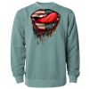 Unisex Midweight Pigment-Dyed Crewneck Sweatshirt Thumbnail