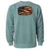 Unisex Midweight Pigment-Dyed Crewneck Sweatshirt Thumbnail