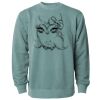 Unisex Midweight Pigment-Dyed Crewneck Sweatshirt Thumbnail