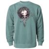 Unisex Midweight Pigment-Dyed Crewneck Sweatshirt Thumbnail