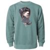 Unisex Midweight Pigment-Dyed Crewneck Sweatshirt Thumbnail