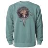 Unisex Midweight Pigment-Dyed Crewneck Sweatshirt Thumbnail