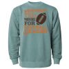 Unisex Midweight Pigment-Dyed Crewneck Sweatshirt Thumbnail