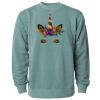 Unisex Midweight Pigment-Dyed Crewneck Sweatshirt Thumbnail