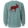 Unisex Midweight Pigment-Dyed Crewneck Sweatshirt Thumbnail