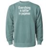 Unisex Midweight Pigment-Dyed Crewneck Sweatshirt Thumbnail