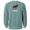 Unisex Midweight Pigment-Dyed Crewneck Sweatshirt Thumbnail