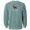 Unisex Midweight Pigment-Dyed Crewneck Sweatshirt Thumbnail