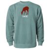 Unisex Midweight Pigment-Dyed Crewneck Sweatshirt Thumbnail