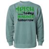 Unisex Midweight Pigment-Dyed Crewneck Sweatshirt Thumbnail